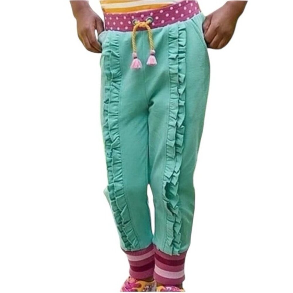 Matilda Jane Polka Dot Tassel Race At Recess Casual Jogger Pants Size 10